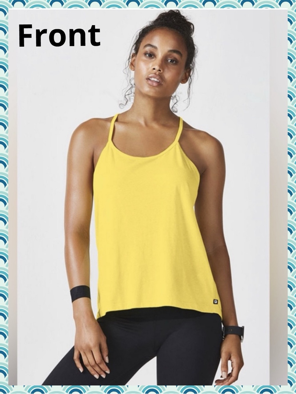 Fabletics Bright Yellow Strappy Tank